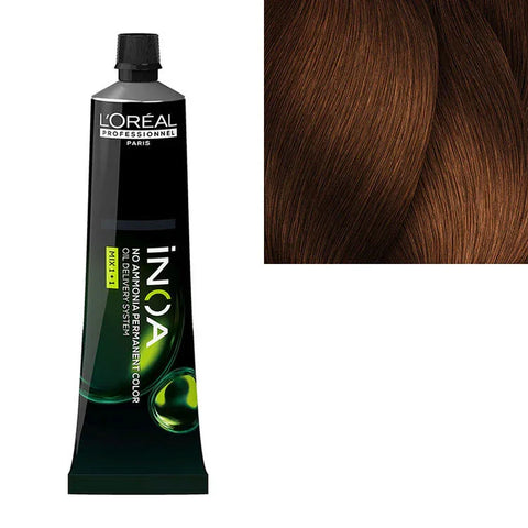 Inoa 6.34 Gold Copper Dark Blonde Ammonia Free Hair Color 60g