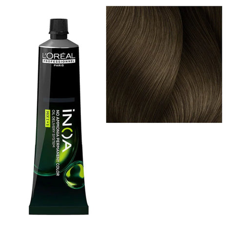 Inoa 7.13 Ash Gold Blonde Ammonia Free Hair Color 60g