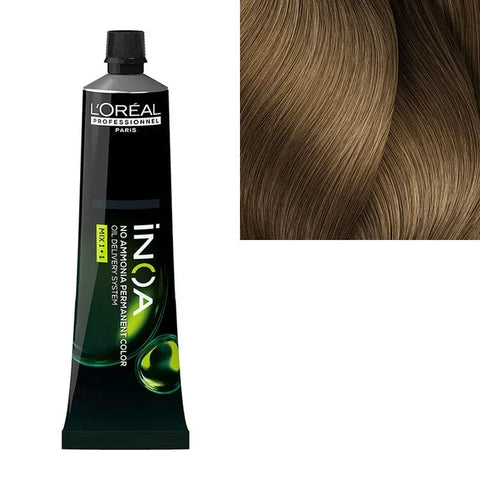 Inoa 8 Natural Light Blonde Ammonia Free Hair Color 60g