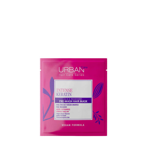 قناع الشعر قبل الغسل بالكيراتين المكثف من Urban Care 50 مل