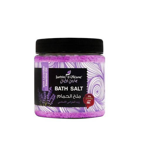 Jardin D Oleane Bath Salt with Lavender Essential Oil 600g