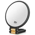 Jumbo Rich 30x Magnifying Round Mirror with Stand
