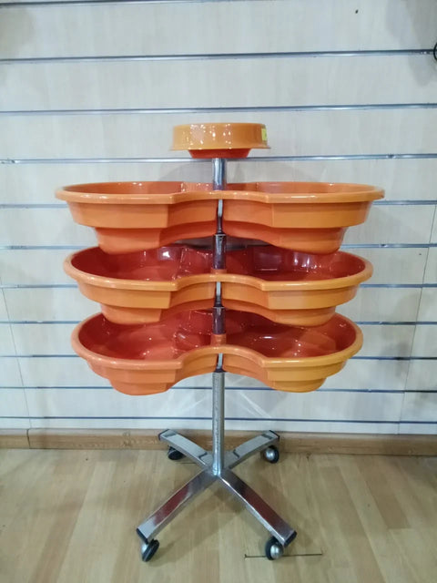 Jumbo Rich Three Tier Beauty Salon Trolley, image 2