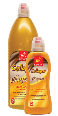 شامبو التنظيف العميق K.Keratin Collagen Krystal رقم 2 قبل الكيراتين