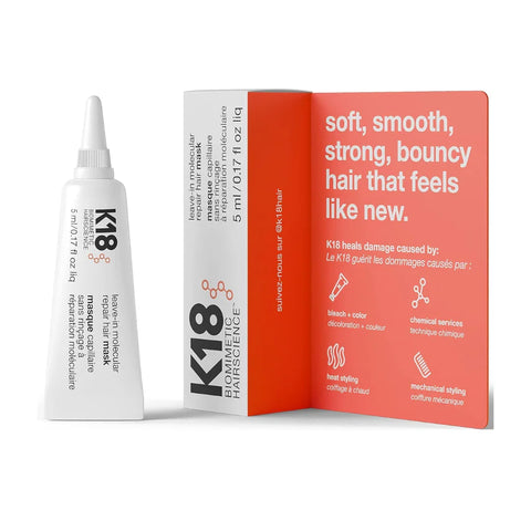 K18 Hair Leave In Molecular Repair Hair Mask 5ml