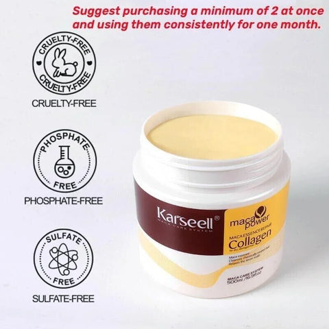 Karseell Collagen Deep Repair Argan Oil Mask 500ml, image 3