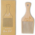 Kozma Curl Hair Pick Wooden Comb