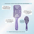 Lady Jayne Flexi Glide Hair Brush, image 4