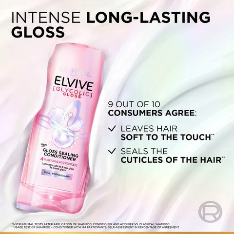 L'Oreal Elvive Glycolic Gloss Sealing Conditioner 200ml, image 2