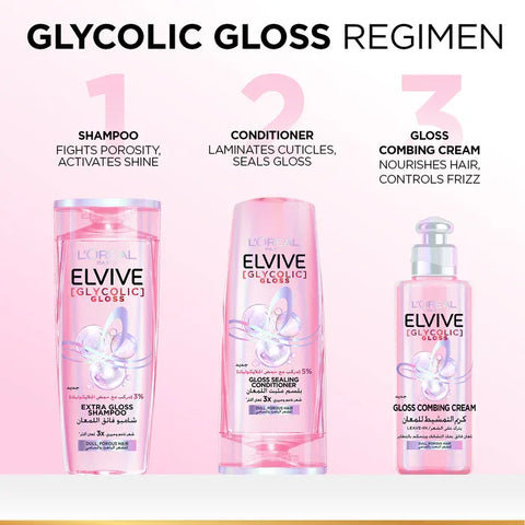 L'Oreal Elvive Glycolic Gloss Sealing Conditioner 200ml, image 3