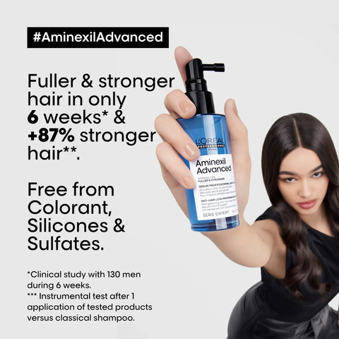 L'Oreal Professionnel Serie Expert Aminexil Advanced Anti Hair Loss Serum 90ml, image 2