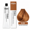 Majirel 8.34 Light Golden Copper Blonde Hair Color 50ml