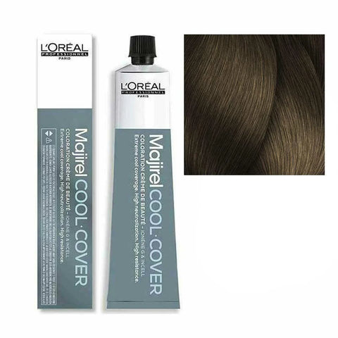 Majirel Cool Cover 7.18 Ash Mocha Blonde Hair Color 50ml