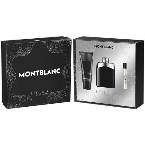 Mont Blanc Legend EDT 100mL + 7,5ml + Shower Gel 100mL Set