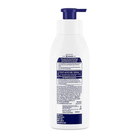 Nivea Aloe Protection Body Lotion SPF15 400ml, image 5