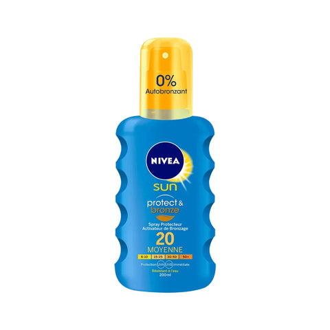 Nivea Sun Protect and Bronze Sun Spray SPF20 200ml