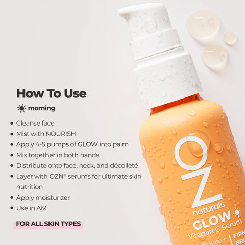 OZ Naturals Glow Vitamin C Serum 30ml, image 2