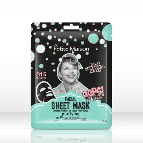 Petite Maison Purifying Charcoal Facial Sheet Mask 25ml