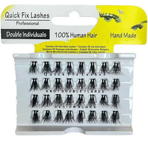 Quick Fix Double Flare Trios Lashes Medium Black