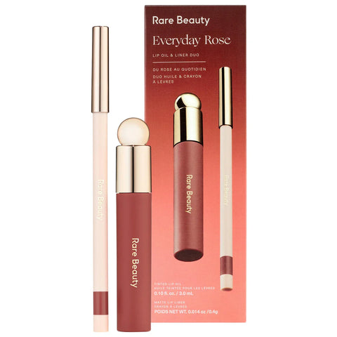 Rare Beauty Everyday Rose Lip Oil and Liner Duo
