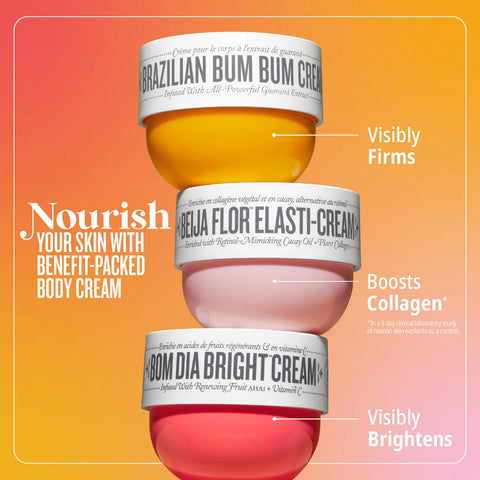 Sol De Janeiro Mini Bom Dia Bright Body Cream with Vitamin C 75ml