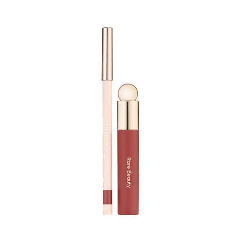 RARE BEAUTY EVERYDAY ROSE LIP OIL & LINER DUO