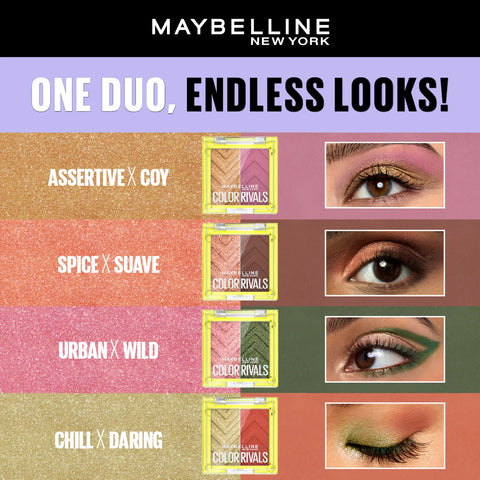 Maybelline Color Rivals Eyeshadow Duo Palette