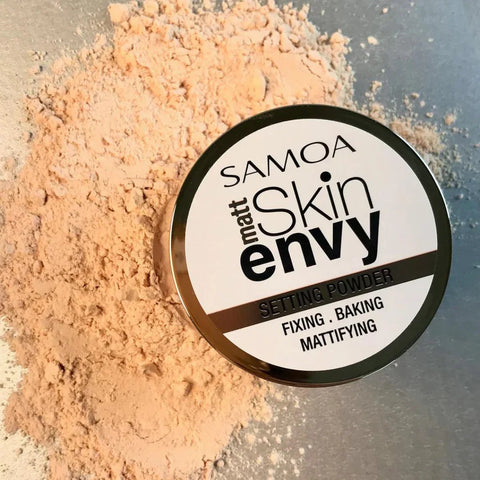 Samoa Skin Envy Matte Setting Banana Loose Powder, image 2