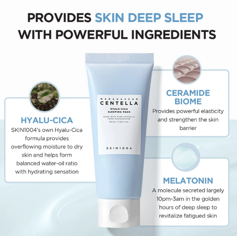 SKIN1004 Hyalu Cica Sleeping Pack 100ml, image 3