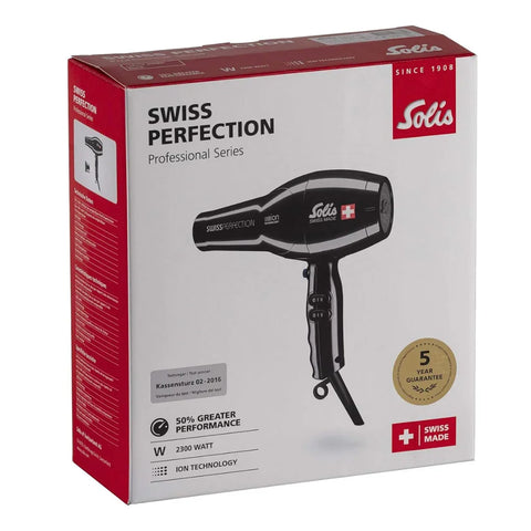 Solis Swiss Perfectio Hair Dryer Black, image 11