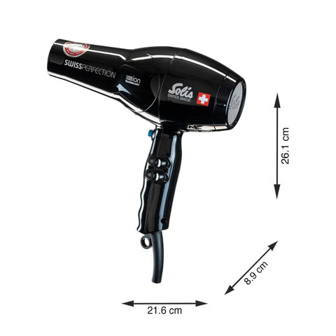Solis Swiss Perfectio Hair Dryer Black, image 7