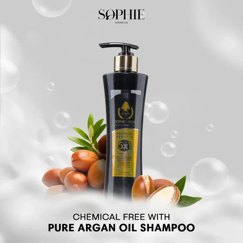 Sophie's Secret Argan Oil and Keratin Shampoo 300ml, image 2