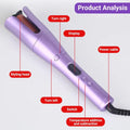 Style Pro BK RD 605D Automatic Rotary Hair Curler, image 2