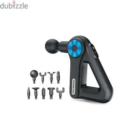 Triangle Massage Gun with 9 Pro Gears and Heads, image 2