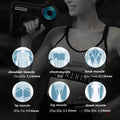 Triangle Massage Gun with 9 Pro Gears and Heads, image 4