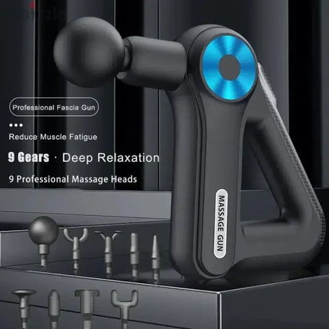 Triangle Massage Gun with 9 Pro Gears and Heads, image 5