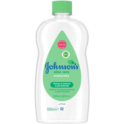 JOHNSON'S BABY OIL ALOE VERA 500ML