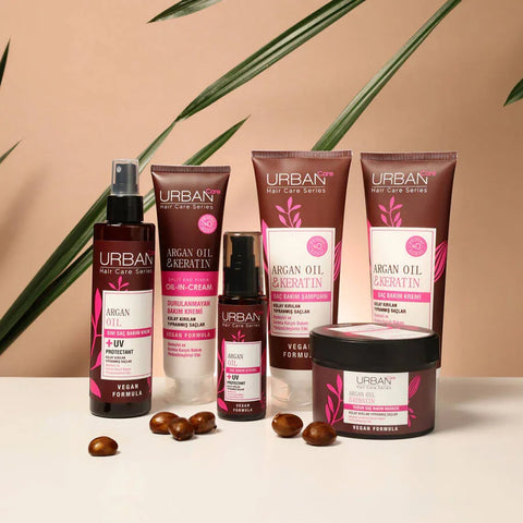 Urban Care Argan Oil and Keratin Leave In Conditioner Spray, image 3