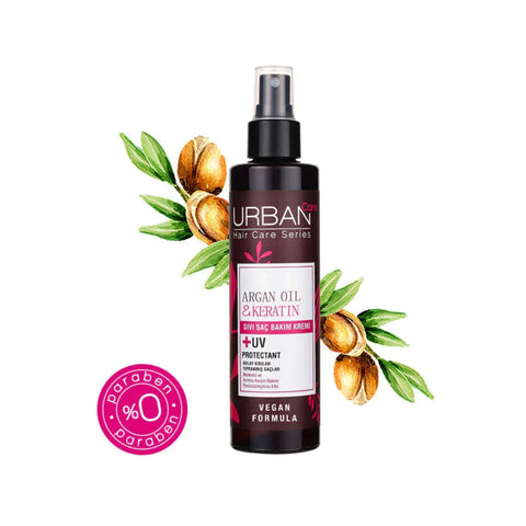 Urban Care Argan Oil and Keratin Leave In Conditioner Spray, image 5