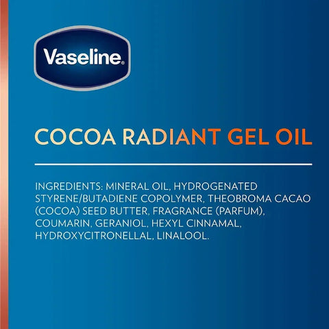 Vaseline Cocoa Radiant Gel Body Oil 200ml, image 3