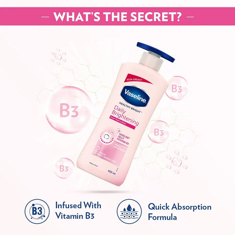 Vaseline Daily Brightening Body Lotion 400ml, image 2