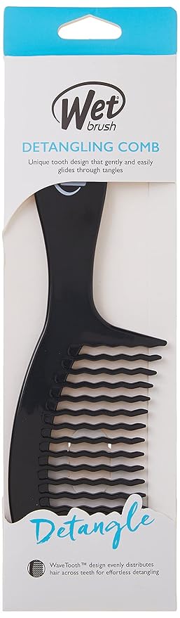 Wet Brush Detangling Comb, Black