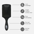 Wet Brush Paddle Detangler, Black, image 3