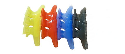 Y.H Colored Hair Clips 12pcs