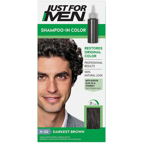 Just For Men H50 Darkest Brown E1030 - Hair Color