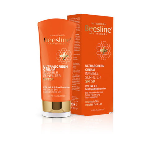 Beesline Ultrascreen Cream Invisible Sunfilter With Spf 50 60 ML