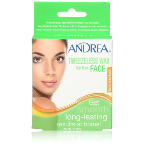 Andrea Tweezeless Face Wax Strips