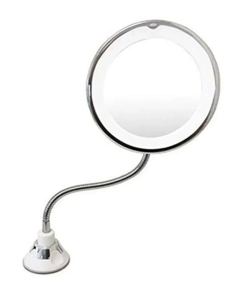 Beauty Glam LED 360 Flexible Magnifying Mirror 10x