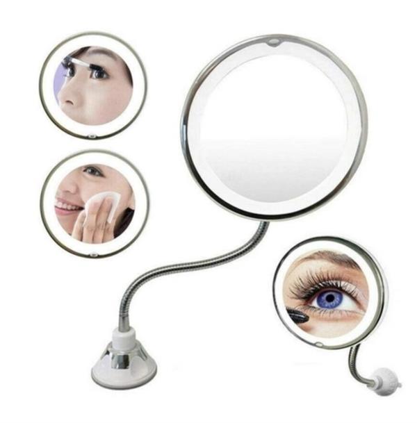 Beauty Glam Mirror Led 360 Flexible 10X Magnification - IZZAT DAOUK Lebanon