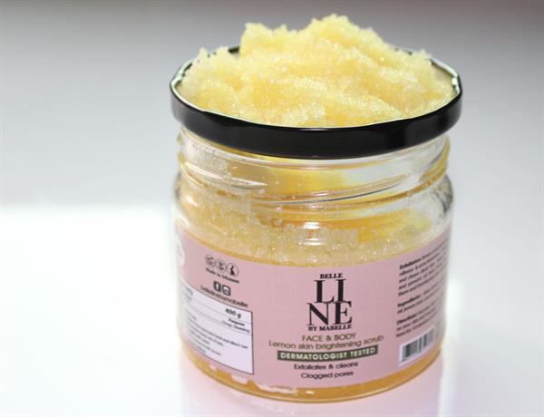 Belle Line Face & Body Lemon Skin Brightening Scrub 400g - IZZAT DAOUK Lebanon